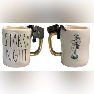 Rae Dunn ~ “Starry Night” Mug ~ Disney Princess Collection ~ Jasmine